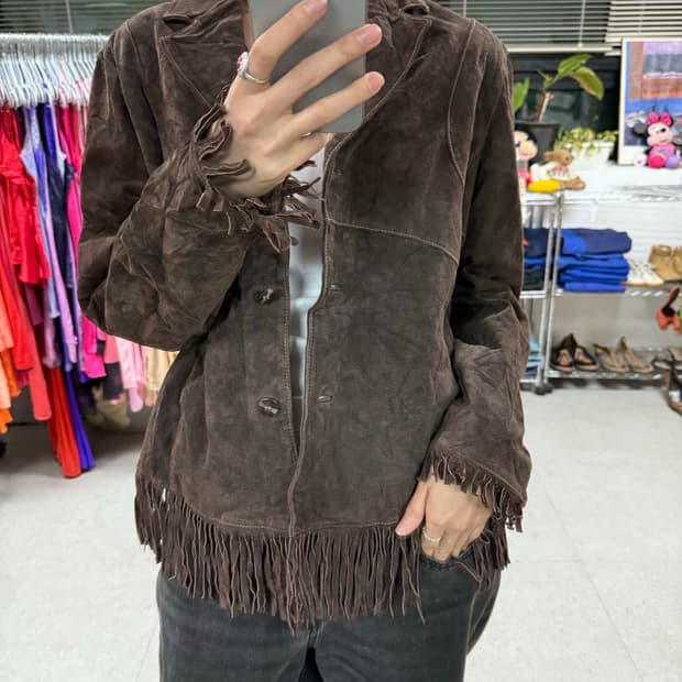 Outbrook fringe jacket 프린지자켓