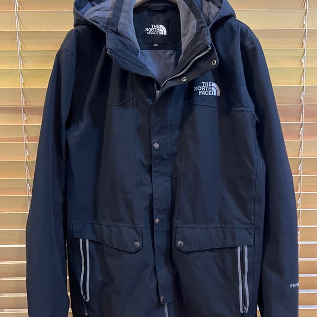 노스페이스 남성 블랙 후드집업점퍼 