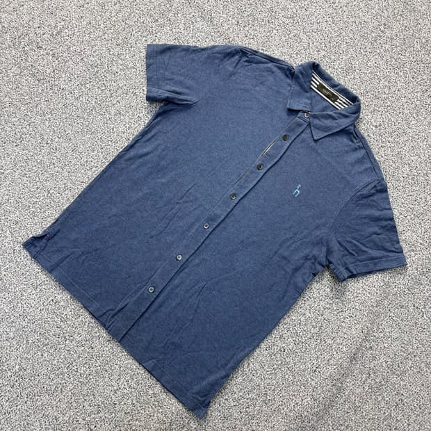 95 헤지스 남성 반팔 셔츠 카라티 0323J