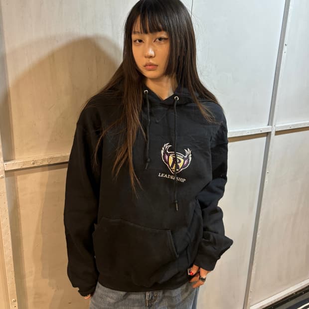 90s RUSSELL y2k grunge purple Hoodie