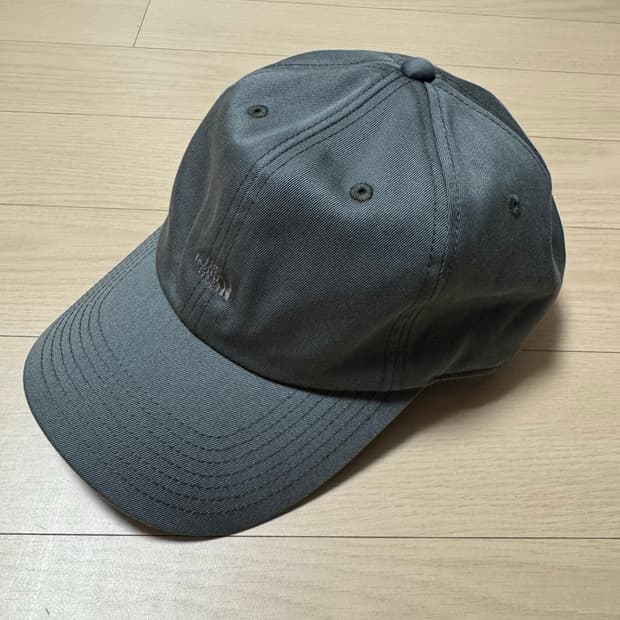 노스페이스 퍼플라벨 치노 필드 캡 모자 아스팔트 그레이