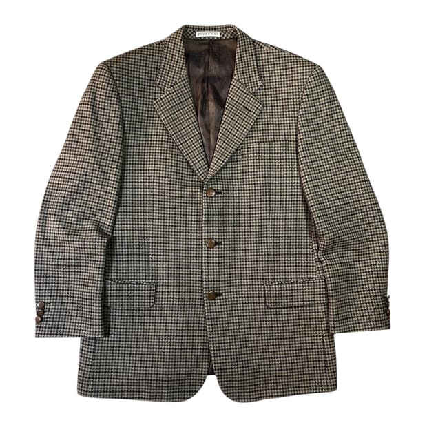 지방시 하운드 체크 울 블레이저 자켓