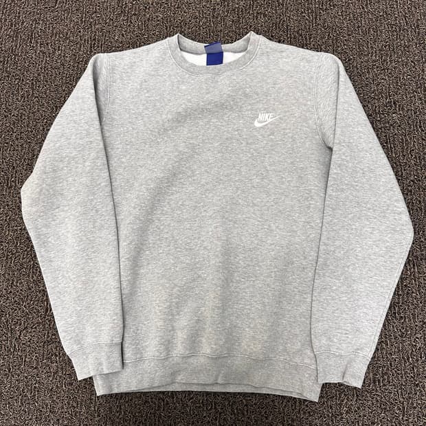 NIKE 나이키 기모 맨투맨 그레이 95(M)