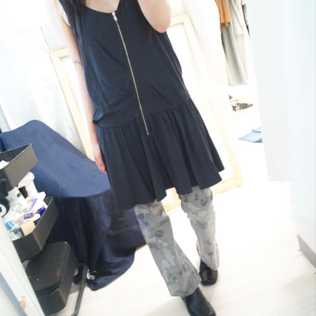 [MARC BY MARC JACOBS] draped zip dress 