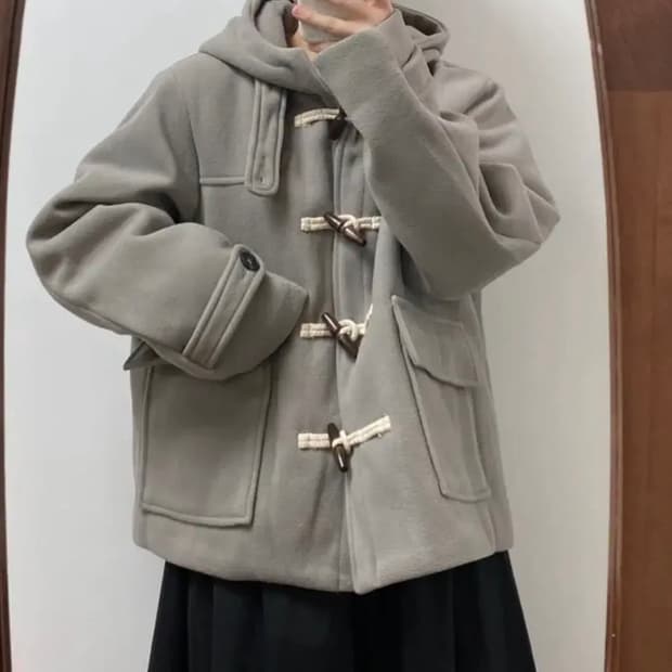 떡볶이코트 옷 숏코트