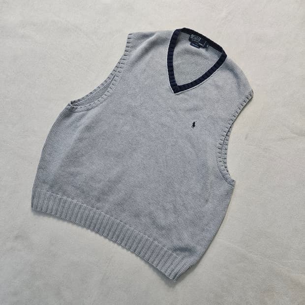 XL 폴로랄프로렌 코튼 니트 조끼 0327Y