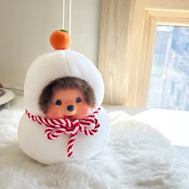 몬치치 카가미모찌 인형 정품
