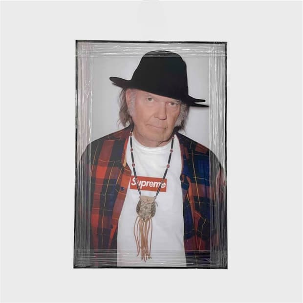 슈프림 닐 영 포스터 정품 (액자포함) Supreme Neil Young