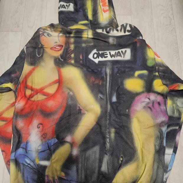 [L] 슈프림 레이디 핑크 후드