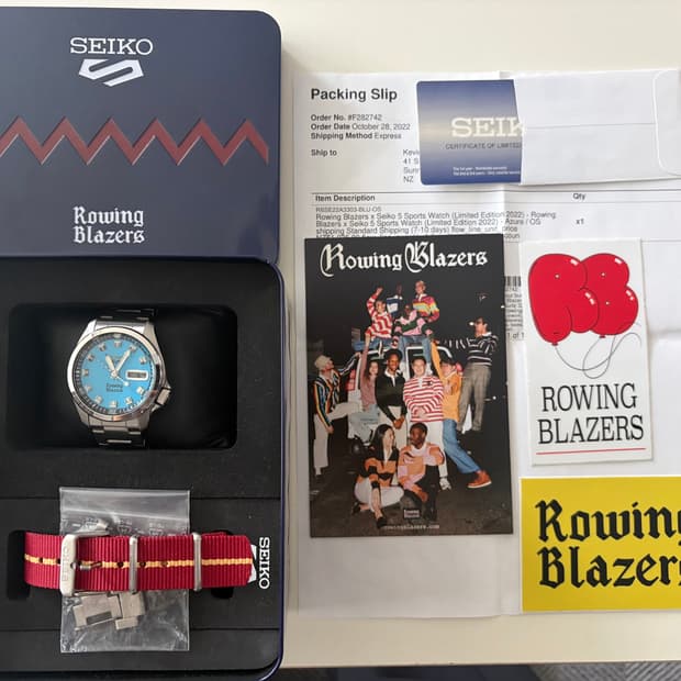 세이코 롤링 블레이저 블루