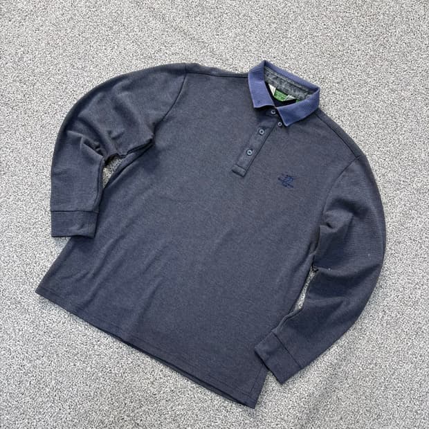 100 헨리코튼 골프 긴팔티 카라티 회색 0319J