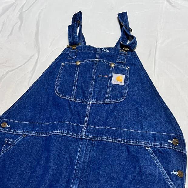 42 X 32칼하트 데님 오버롤 팬츠