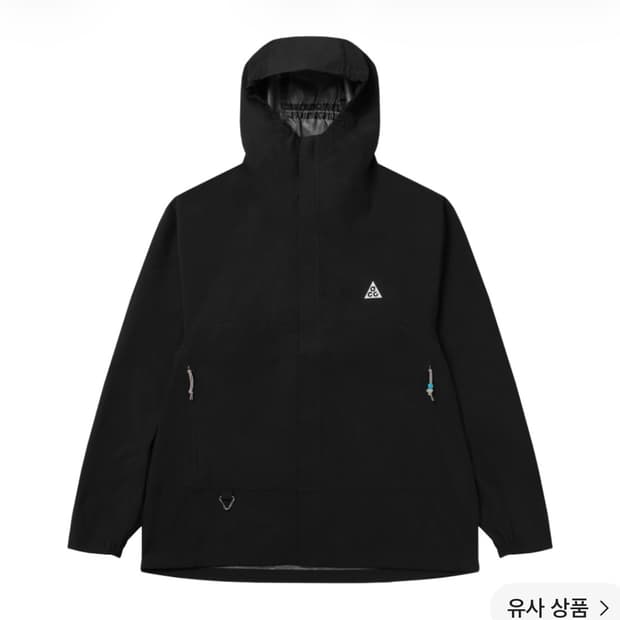 나이키 ACG 스톰핏 ADV 케스케이드 레인 풀 집 자켓 블랙 