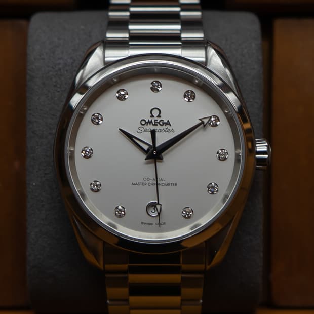 오메가 씨마스터 아쿠아 테라 150M 코엑시얼 다이아 38mm 시계