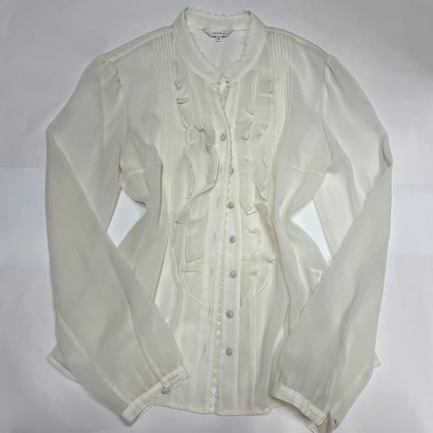 큐빈티지 시스루 페어리 블라우스