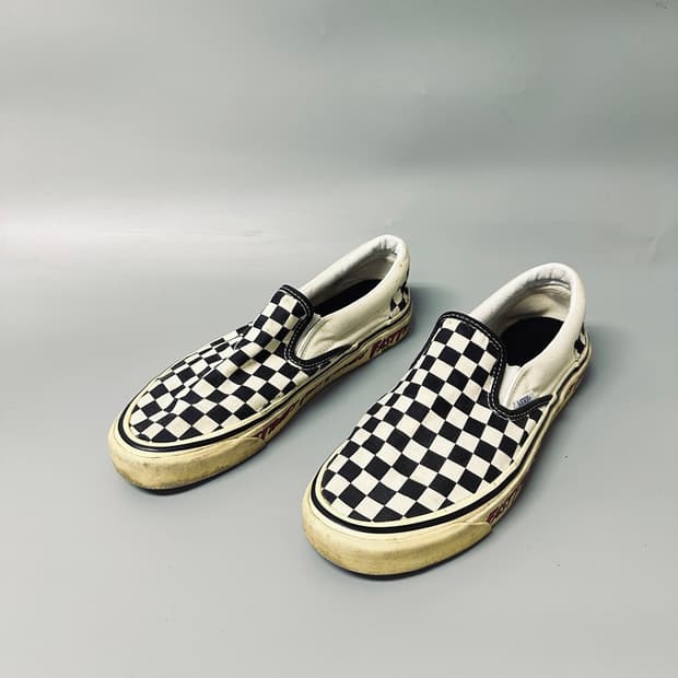 반스 VANS 클래식 슬립온 체커보드 스니커즈 운동화 슈즈 (280mm)