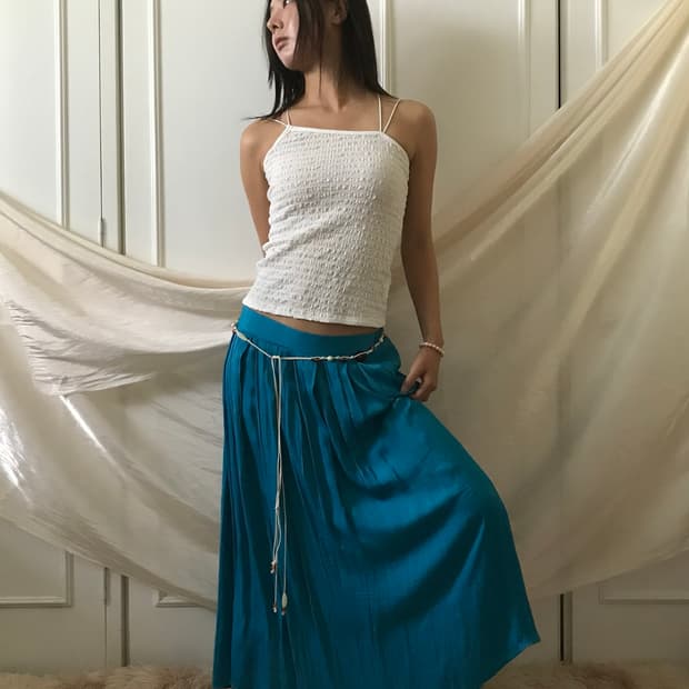 Blue sea skirt