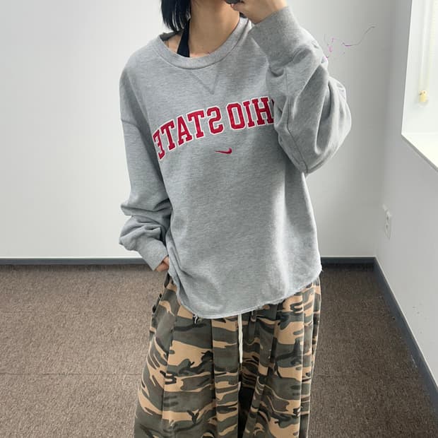 Nike 나이키 오하이오 스테이트 그레이 맨투맨