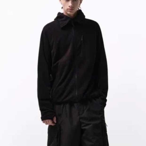 무탠다드 시티 레저 플리스 바라클라바 후디 집업