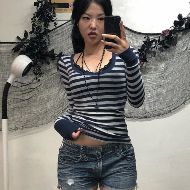 홀리스터 딱붙 숏팬츠 코디 세트