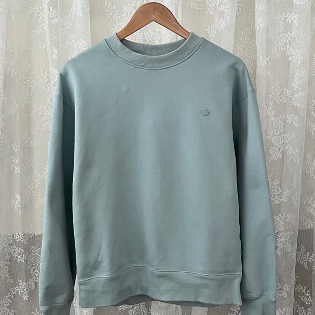 2XL) 아디다스 컨템포 크루 맨투맨 민트 블루