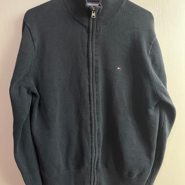 타미힐피거 남성 니트집업