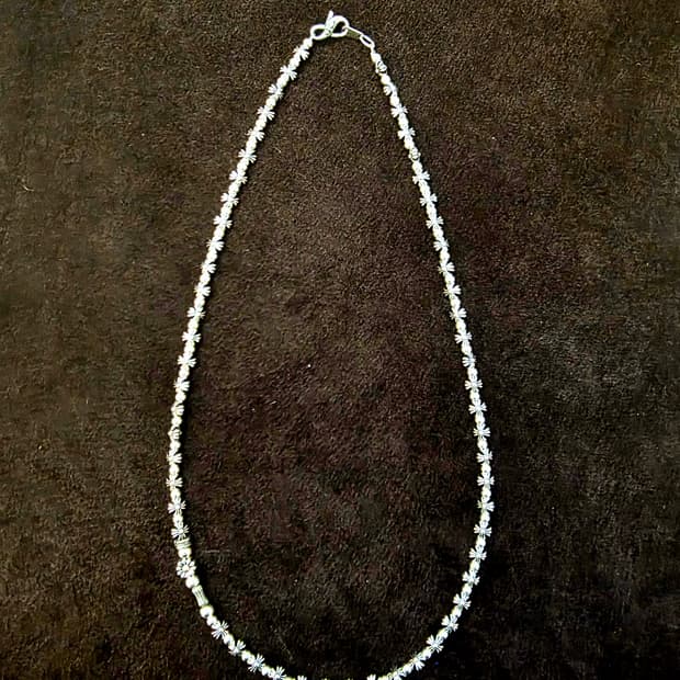 Silver 925 jenesiseu cross nacklace