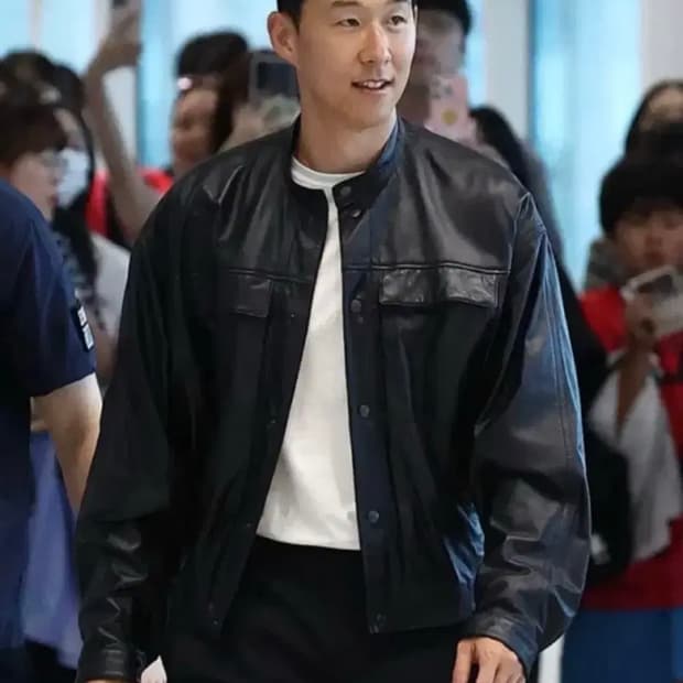 [L] 르메르 25ss 레더 블루종