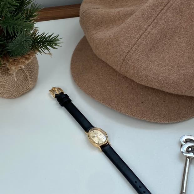 [중고] Omega deville oval case l