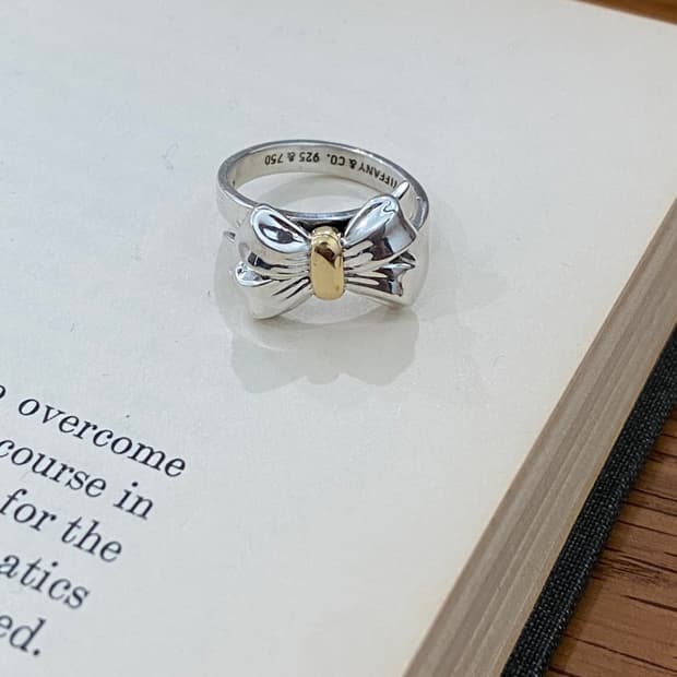 [중고] Tiffany&Co ribon 925 silv