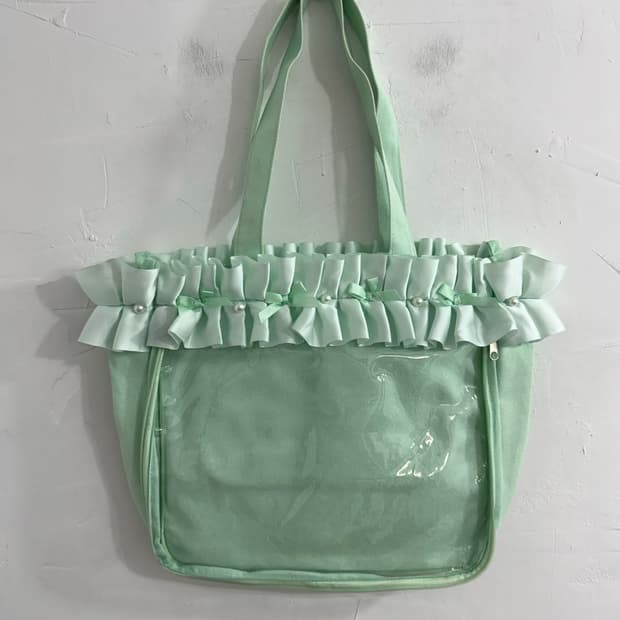 mint frill bag