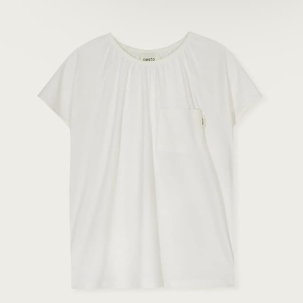페스토 셔링 포켓 반팔 티 SHIRRING POCKET T-SHIRT