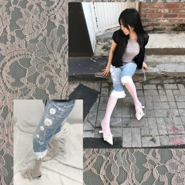 🪽레이스 y2k무드 코디셋 🪽