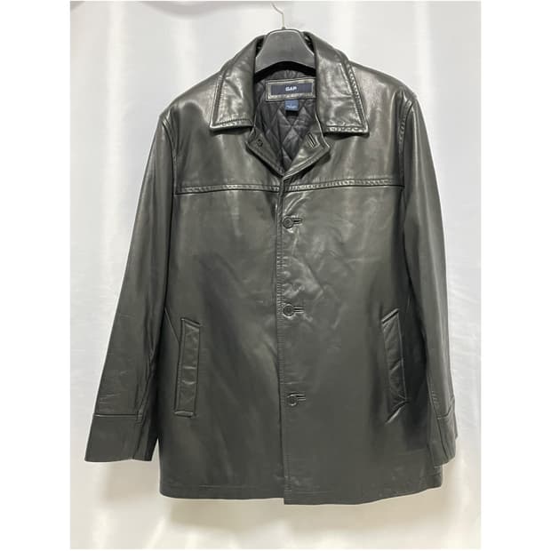 [D.O Archives] 90s 올드갭 레더 카코트 블랙(L)