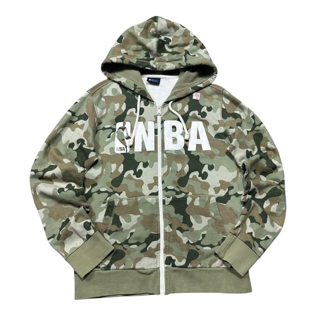 ✨ (바배) NBA 밀리터리 카모 후드 집업 
