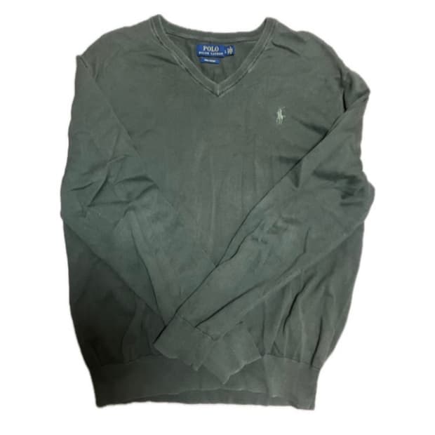 폴로 랄프로렌 그린 포니 말차 니트