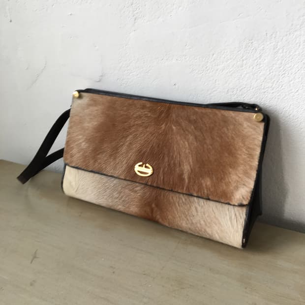 fur shoulder bag