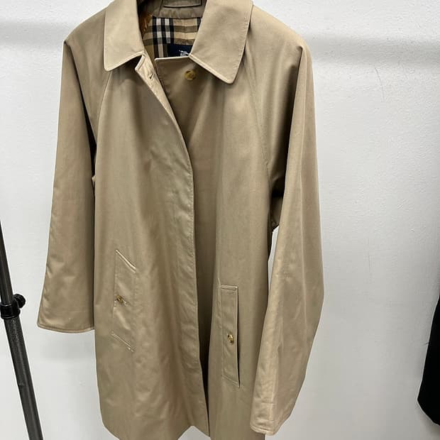 여) 버버리 개버딘 맥코트 