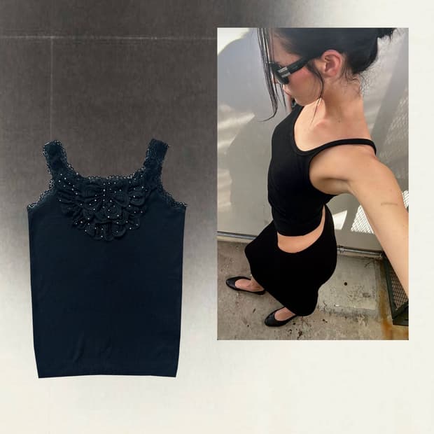 𓂃 ⚮̈  ribbon sleeveless ⁺⊹