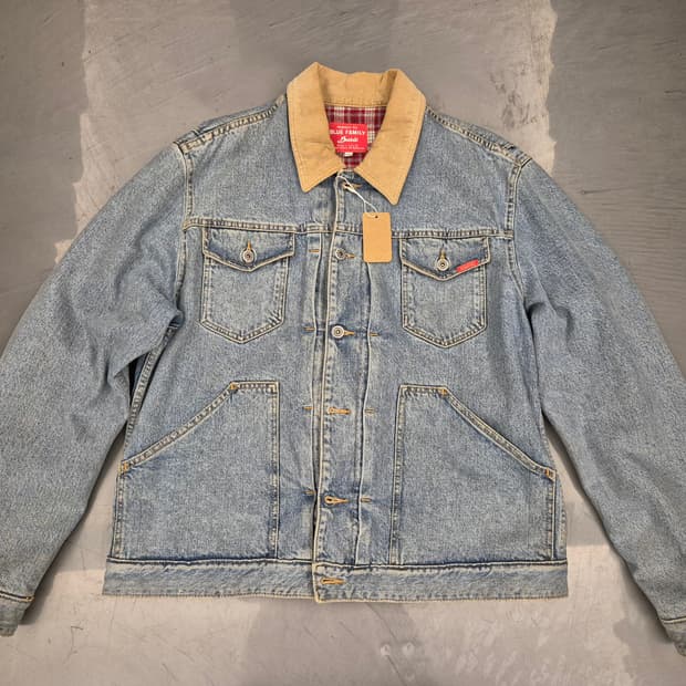 90s BLUE FAMILY by Benetton 데님 자켕