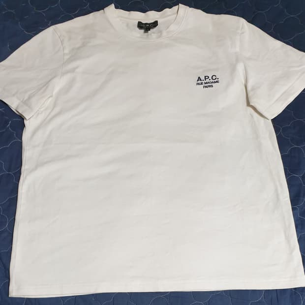 APC 루 마담 파리 반팔티 화이트 (L)