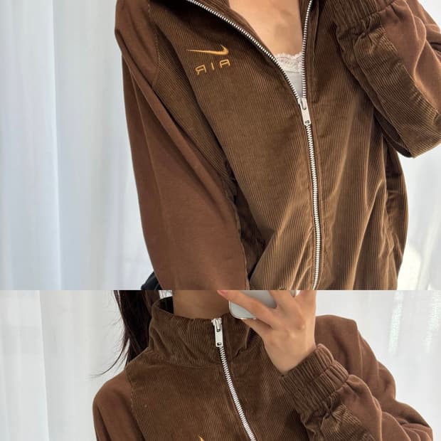 Nike 나이키 Air 코듀로이 브라운 트랙탑