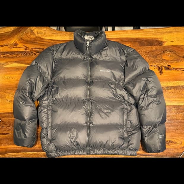 디스이즈네버댓 퍼텍스 T down 패딩 자켓 라지 블랙