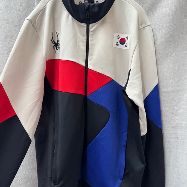 스파이더 국가대표 팀코리아 선수용 트랙탑 XL(L)