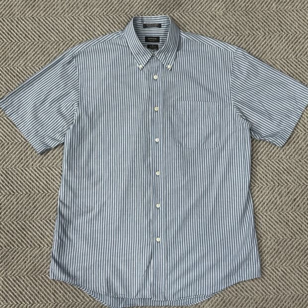 arrow 스트라이프 반팔 셔츠 v2845