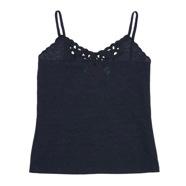 Flower Button sleeveless