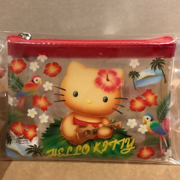 하와이안 태닝키티 파우치