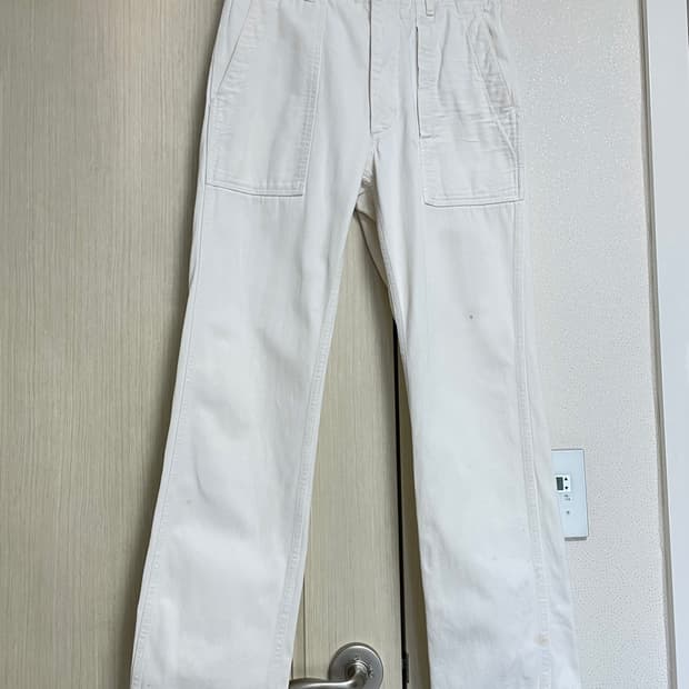 엔지니어드가먼츠 퍼티그 팬츠 화이트 30