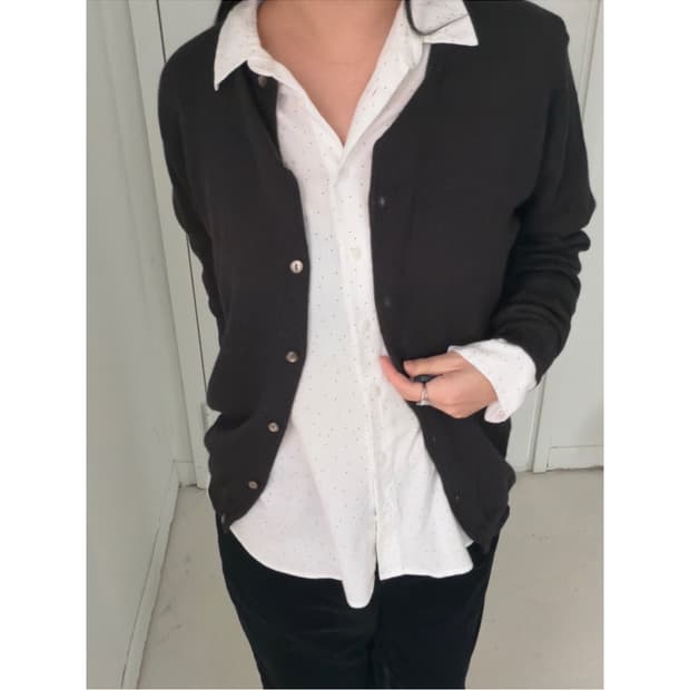 일본빈티지 wool100% 니트 가디건 