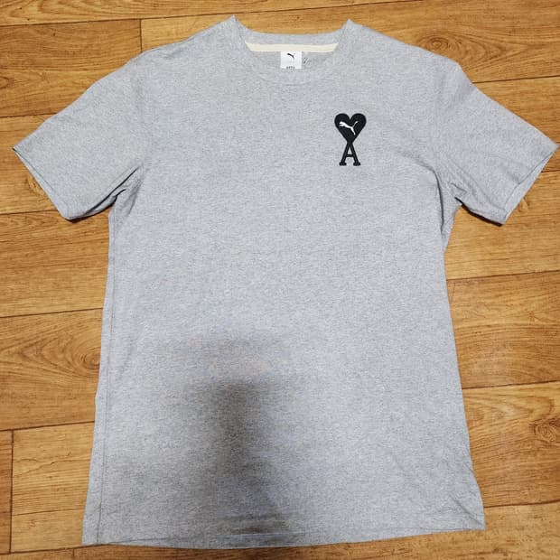 [S] 푸마 X 아미 티셔츠 라이트 그레이